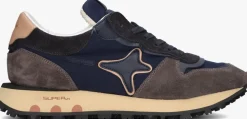 AMA BRAND DELUXE e lage sneakers s.run men blauw Clearance