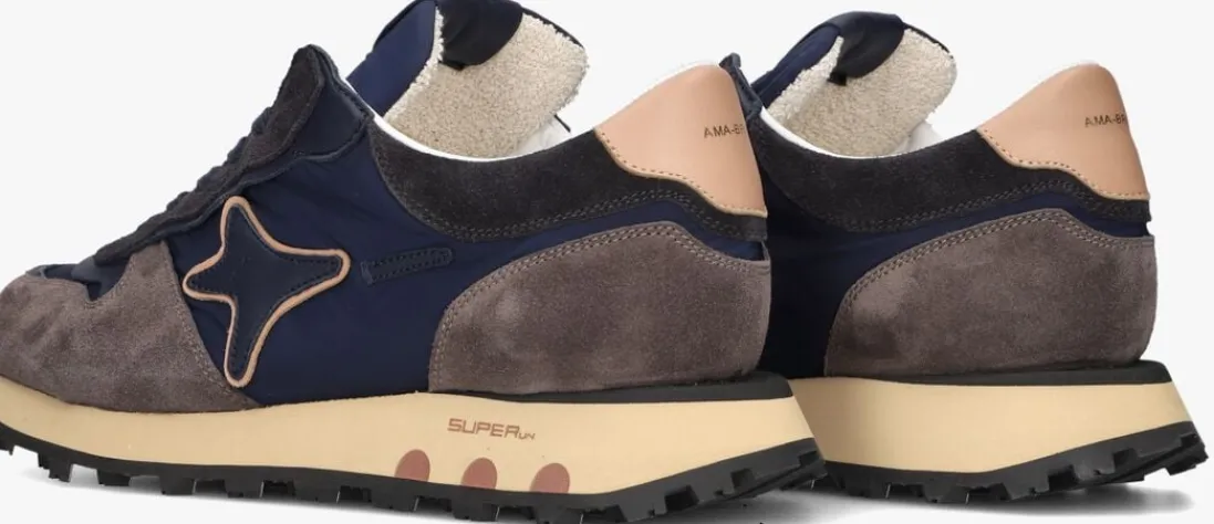 AMA BRAND DELUXE e lage sneakers s.run men blauw Clearance