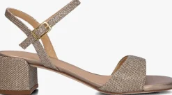 UNISA bronzen sandalen met hak kirk brons Clearance