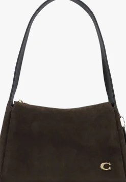 COACH bruine schoudertas lola shoulder bag olijf Hot