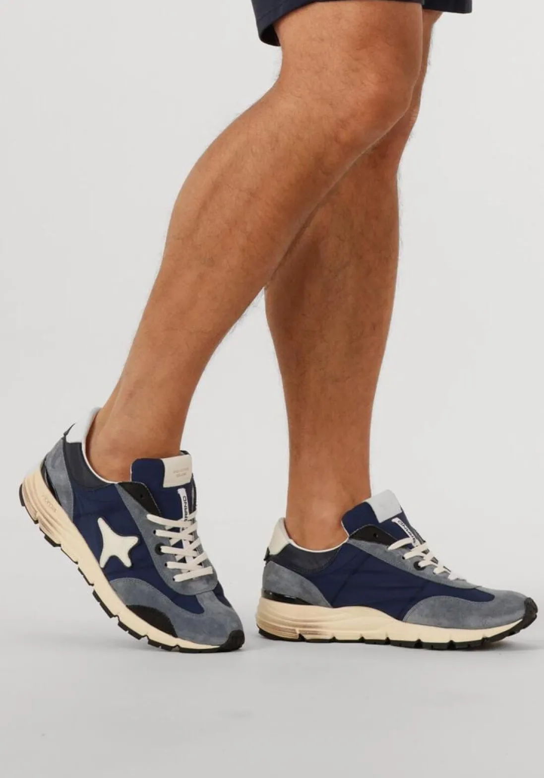 AMA BRAND DELUXE e lage sneakers urban donkerblauw Best