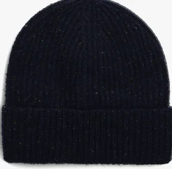 PROFUOMO e muts hat wool polyamide donkerblauw Clearance