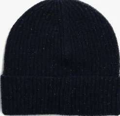 PROFUOMO e muts hat wool polyamide donkerblauw Clearance