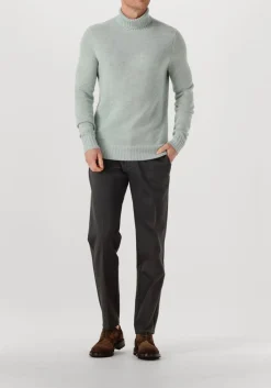 BERWICH donkergrijze pantalon morello elax donkergrijs