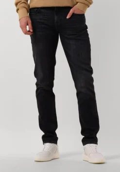 7 FOR ALL MANKIND grijze slim fit jeans slimmy tapered special editon stretch tek hyphen grijs