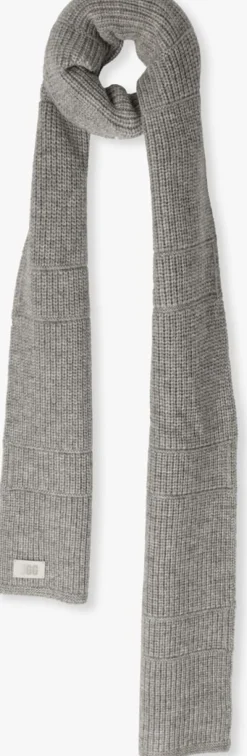 UGG grijze sjaal knit ribbed scarf grijs New