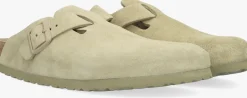BIRKENSTOCK e instappers boston dames groen Outlet