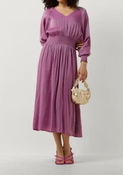 AAIKO e midi jurk remy co 319 paars Best