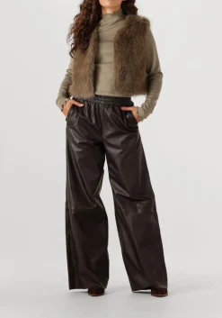 AIMEE THE LABEL gilet isla taupe New