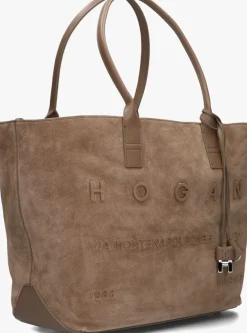 HOGAN shopper adress shopping media taupe Hot