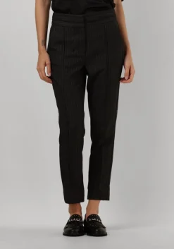 AAIKO e pantalon parene pinstripe vis 548 zwart New