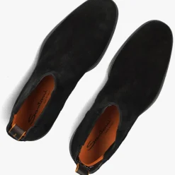 SANTONI e chelsea boots 18937 zwart New