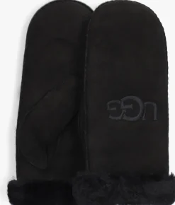 UGG e handschoenen shearling embroider mitten zwart Online